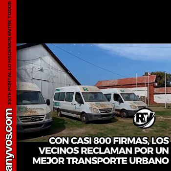 Roldán: ya son casi 800 las firmas para reclamar mejoras en la línea R del transporte urbano